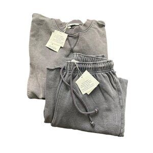 Zara Plush Washed Effect Cozy Cotton Set